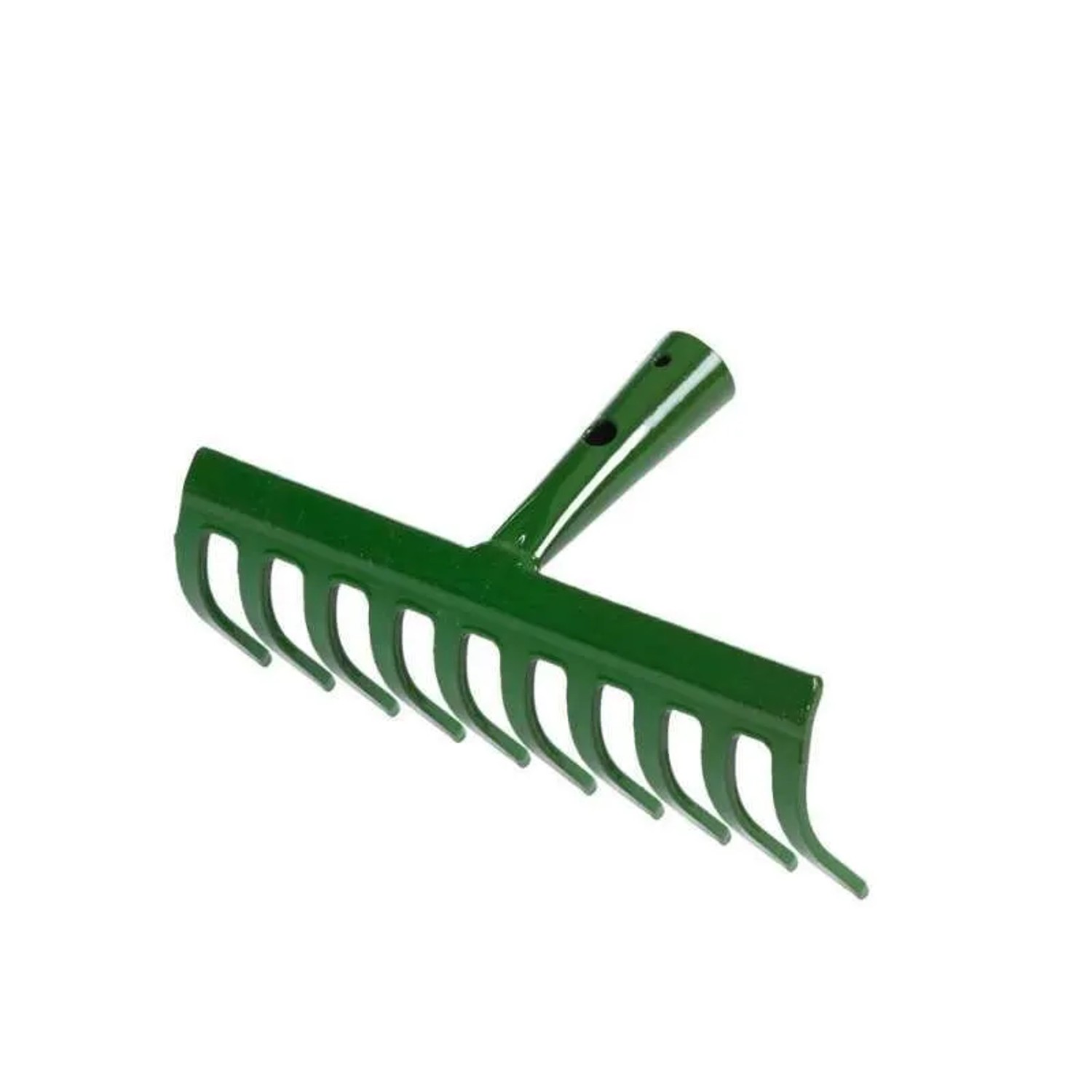 Galaflor Gartenrechen aus Stahl 10 Zinken 25 cm