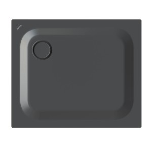 Rechteckige Bette Duschwanne Steel 90x75 cm in Raven (Anthrazit)