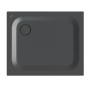 Rechteckige Bette Duschwanne Steel 90x75 cm in Raven (Anthrazit)