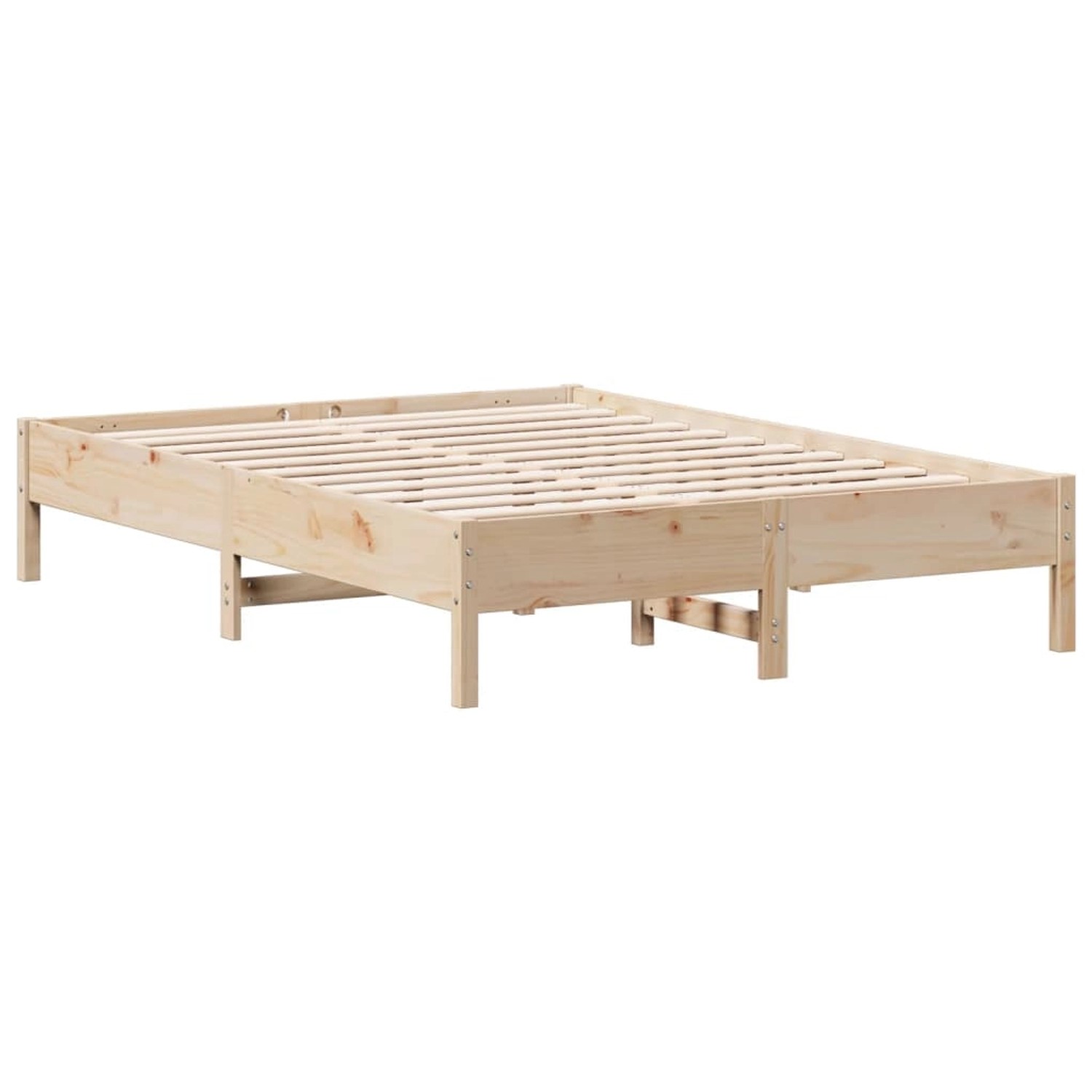 vidaXL Massivholzbett ohne Matratze 120x200 cm Kiefernholz 842702 günstig online kaufen