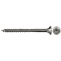 Fischer PowerFast Holzschraube 4,5x60 mm, Edelstahl A2, Senkkopf, Teilgewinde, 100 Stück.