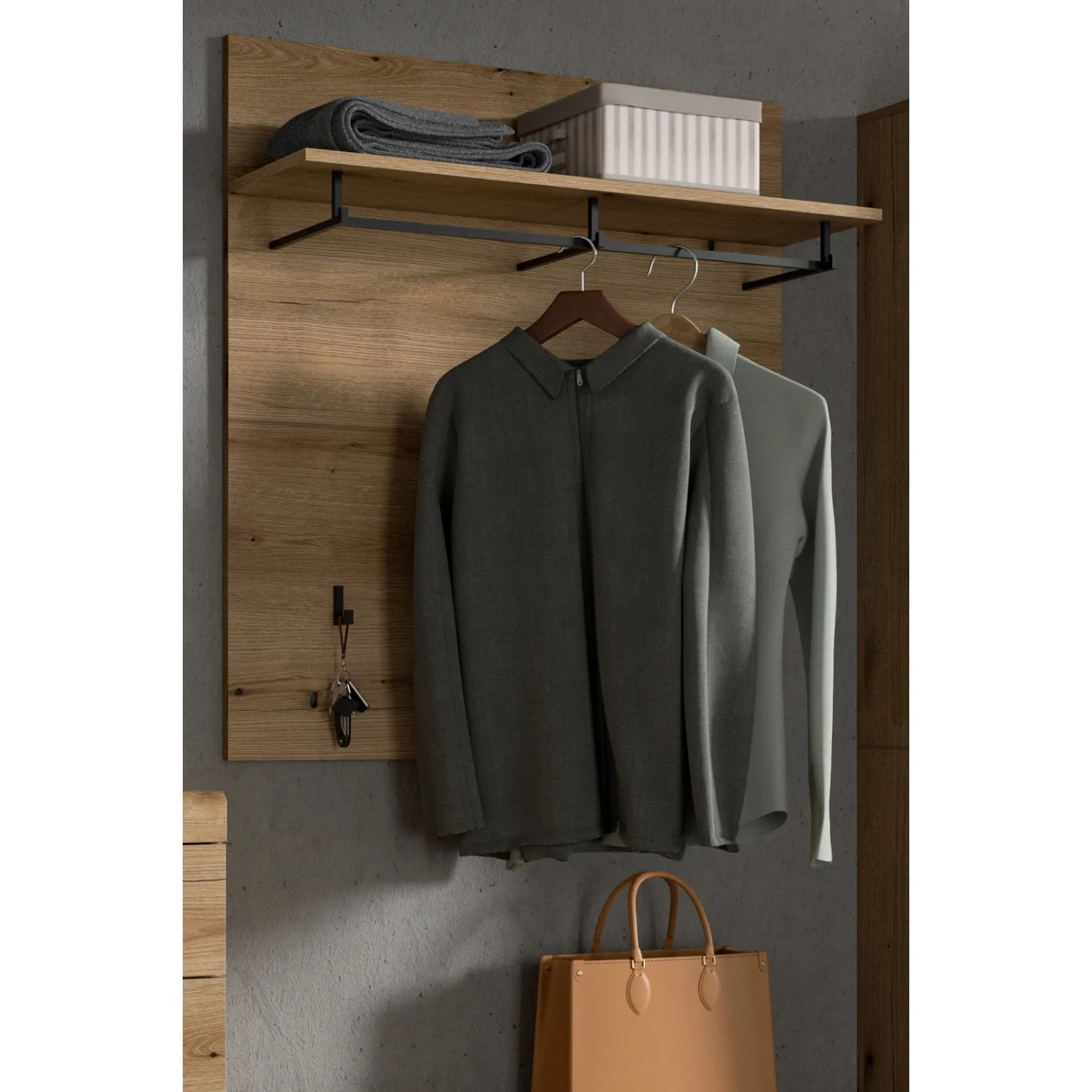 Inn.Furn Garderobenpaneel in Evoke Eiche 90 cm Shawn_3