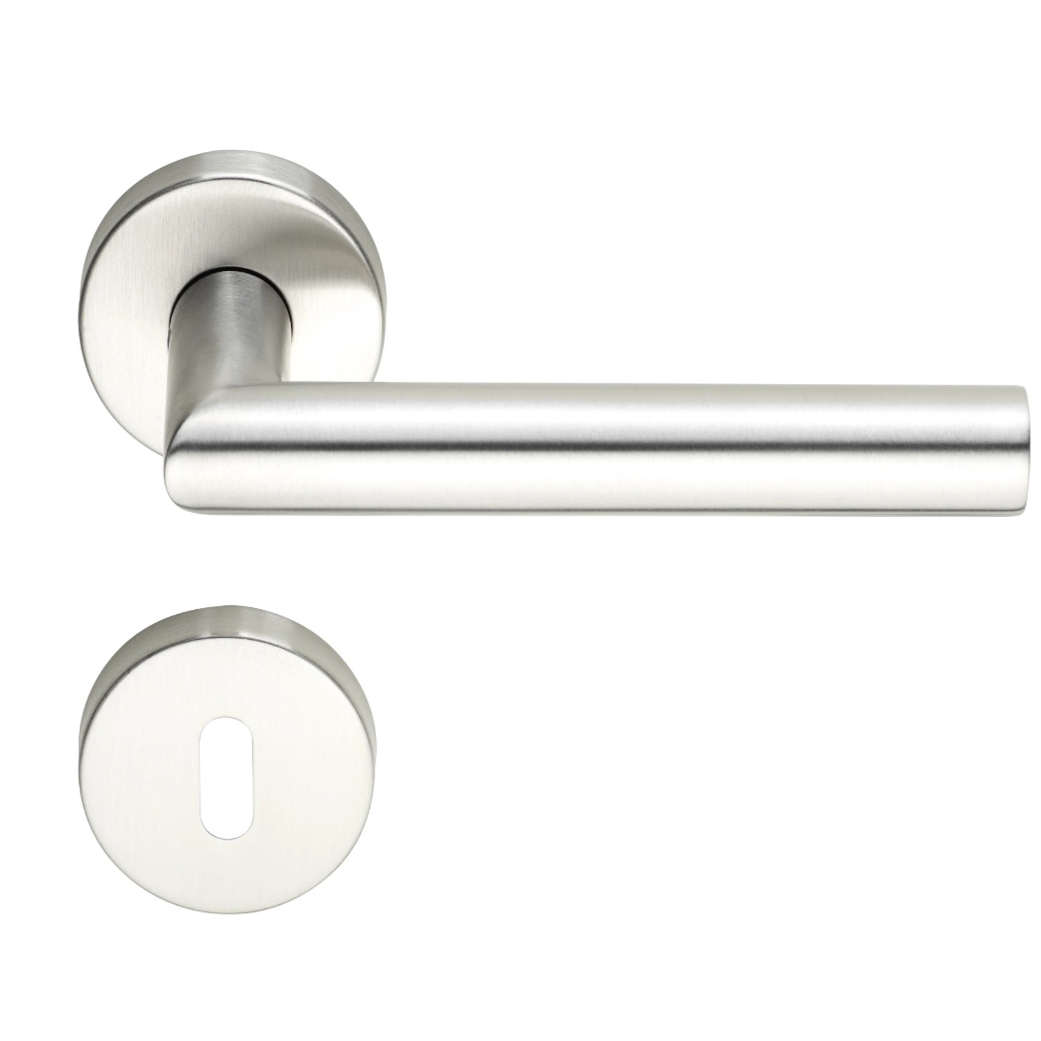 MeinTürgriff Drückergarnitur Toulouse Türdrücker Edelstahl Matt Türgriff Drückergarnitur BB