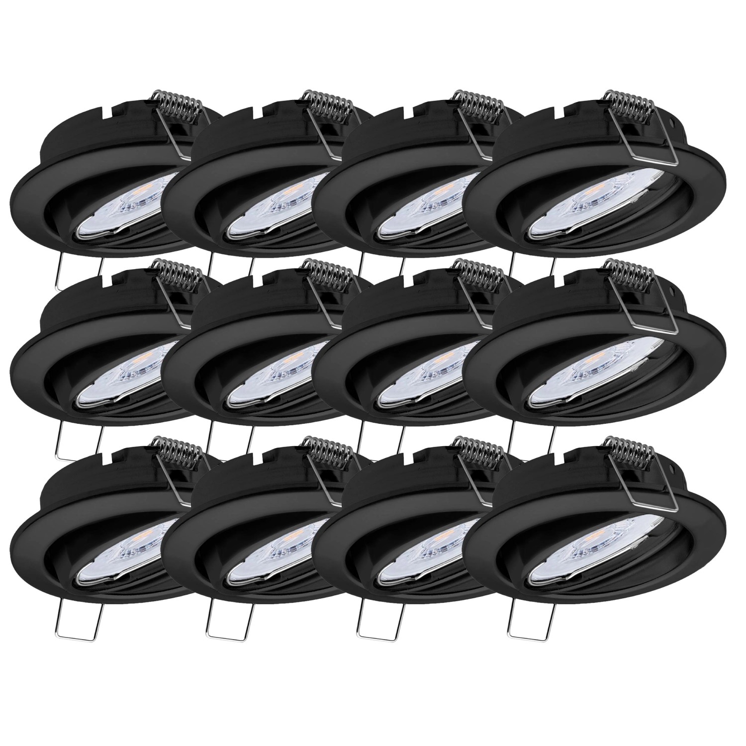 Oktaplex 12er Set Einbauleuchte Dijon 3-Stufen Dimmbar inkl. LED Modul Warm günstig online kaufen