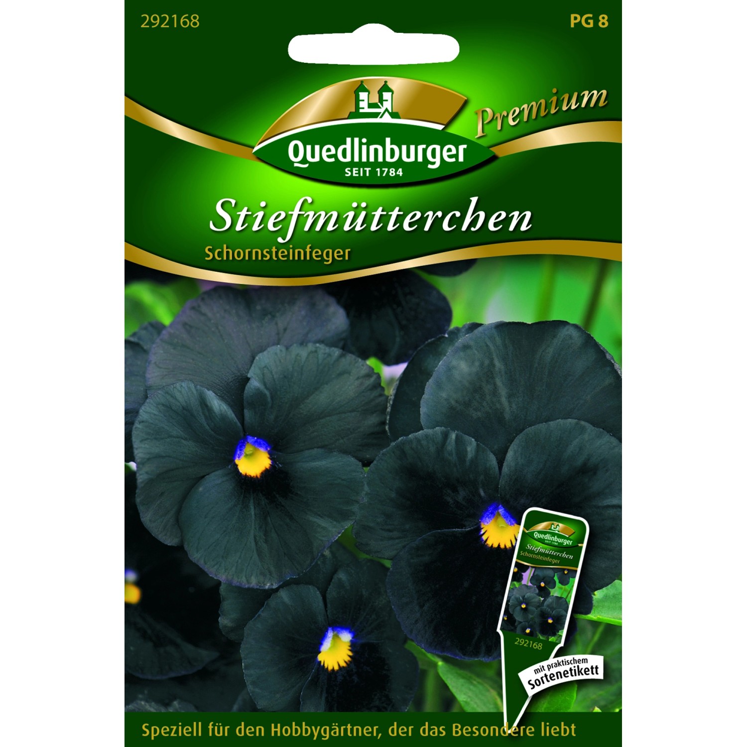 Quedlinburger Stiefmütterchen ''Schornsteinfeger''