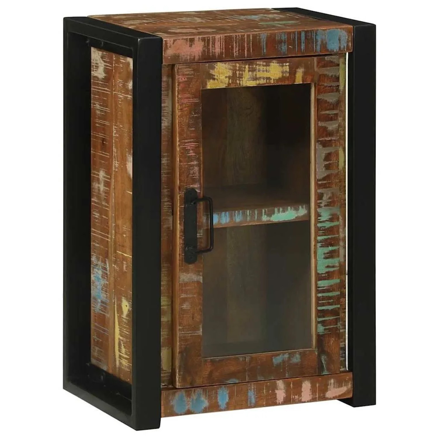 vidaXL Badezimmerschrank mit Regal Braun Massives Holz 4016013 günstig online kaufen