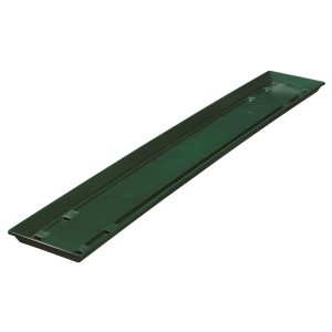 Dunkelgrüner Geli Untersetzer Standard, ca. 100 cm lang, aus Kunststoff.