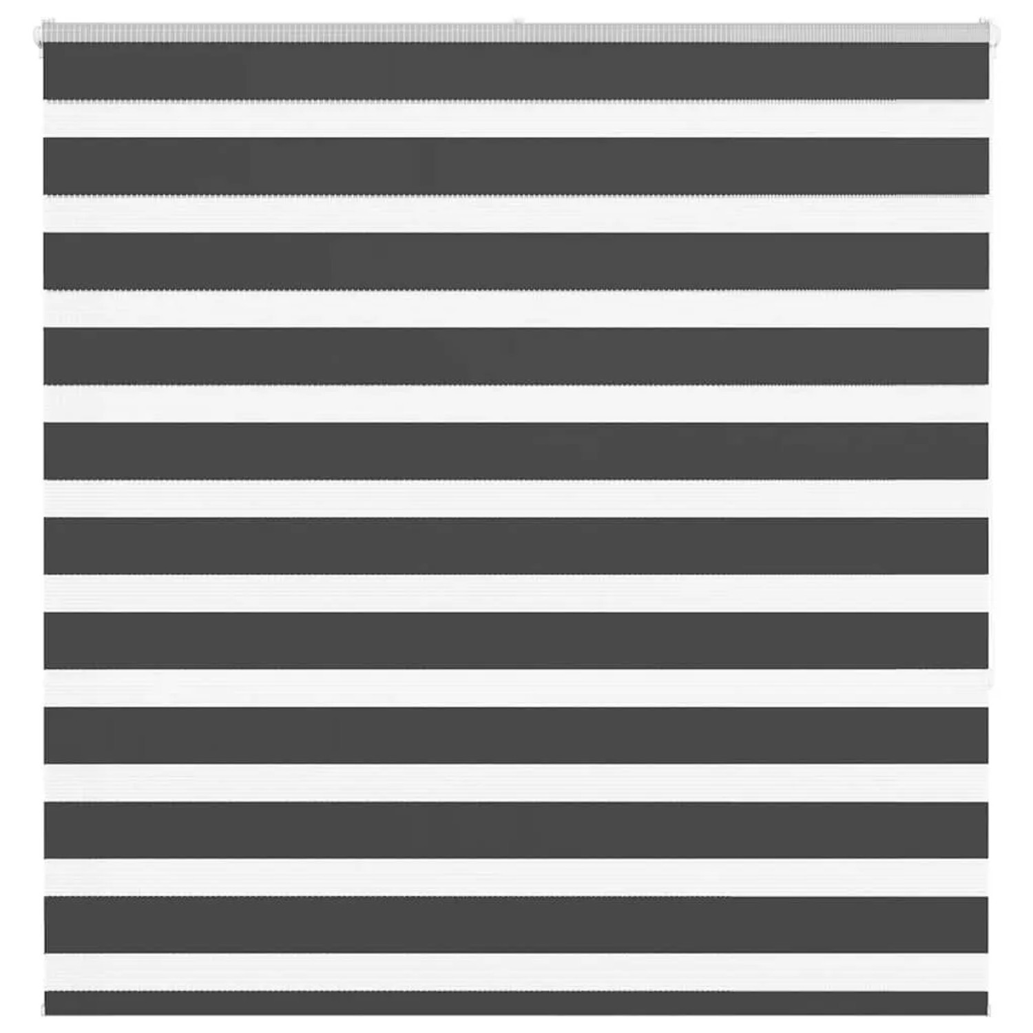 vidaXL Doppelrollo Schwarz 150x150 cm Stoffbreite 145,9 cm Polyester 4014245