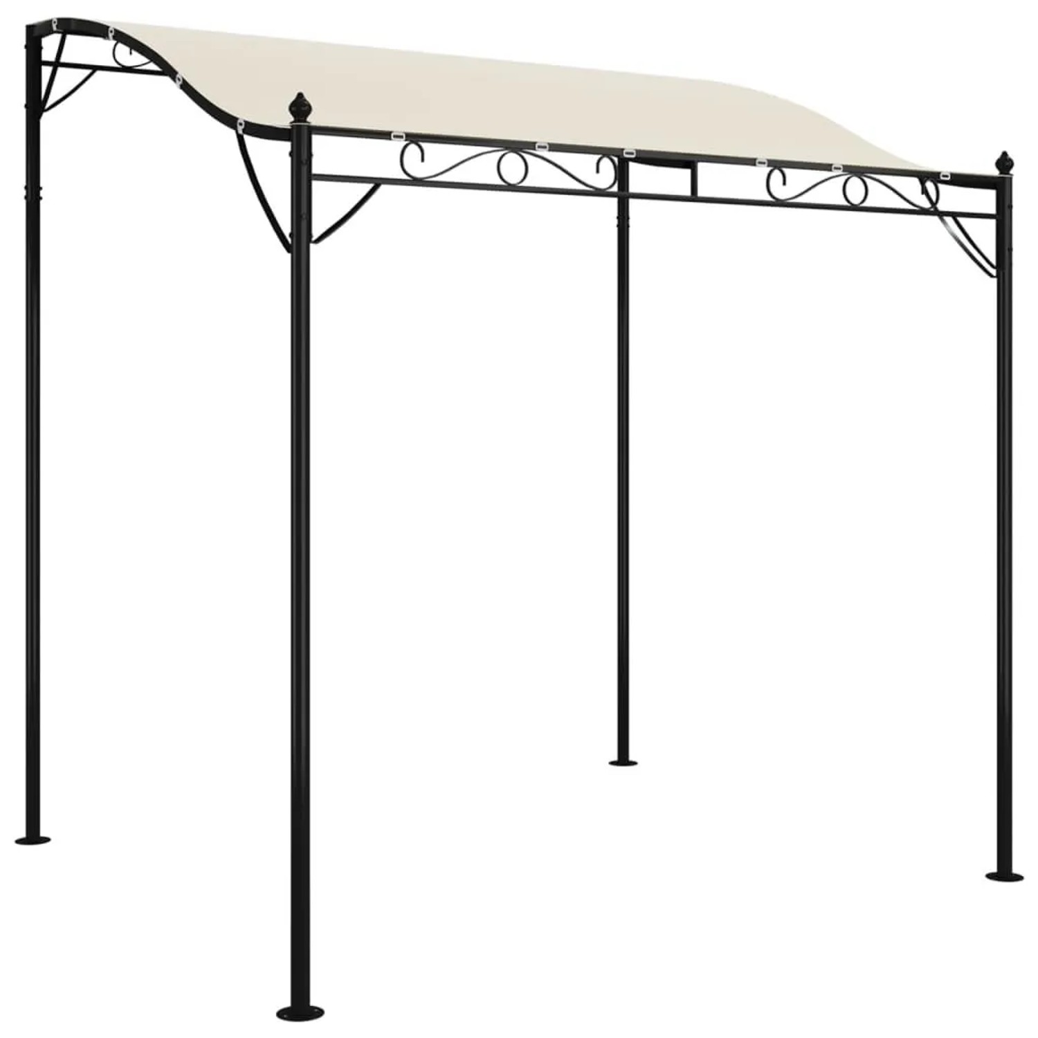 vidaXL Markise Creme 2x2,3 m 180 g/m² Stoff und Stahl 362391
