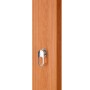 Gre Solardusche aus Aluminium in Holzoptik, 32 l. Quadratische Outdoor Dusche mit Duschkopf und Fußhahn.