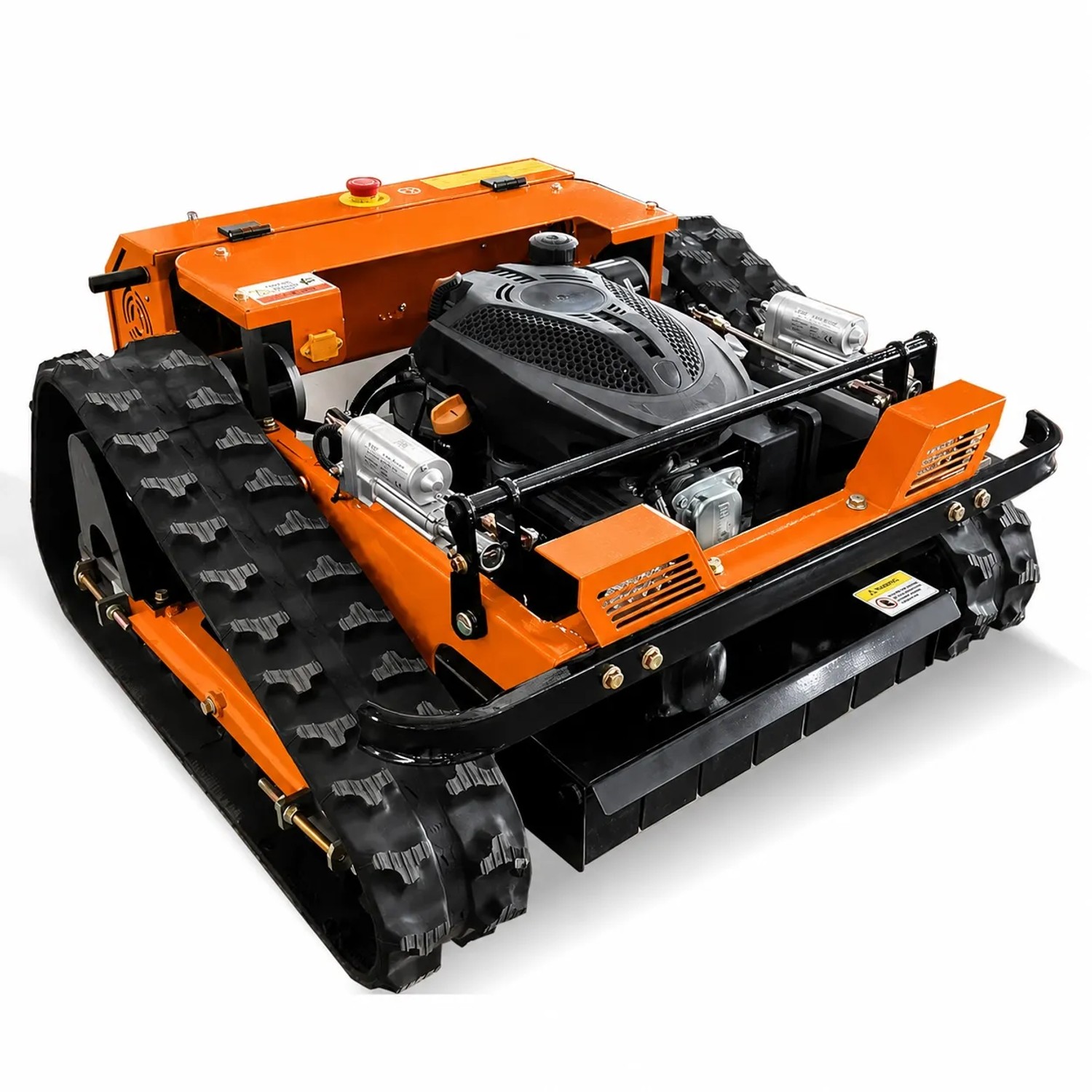 CARTIWELL Ferngesteuerter Motor-Rasenmäher CW-500 Orange Böschungsmäher
