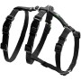 Schwarzes Hunter Hunde-Sicherheitsgeschirr Vario Rapid Gr. M-L aus Nylon.