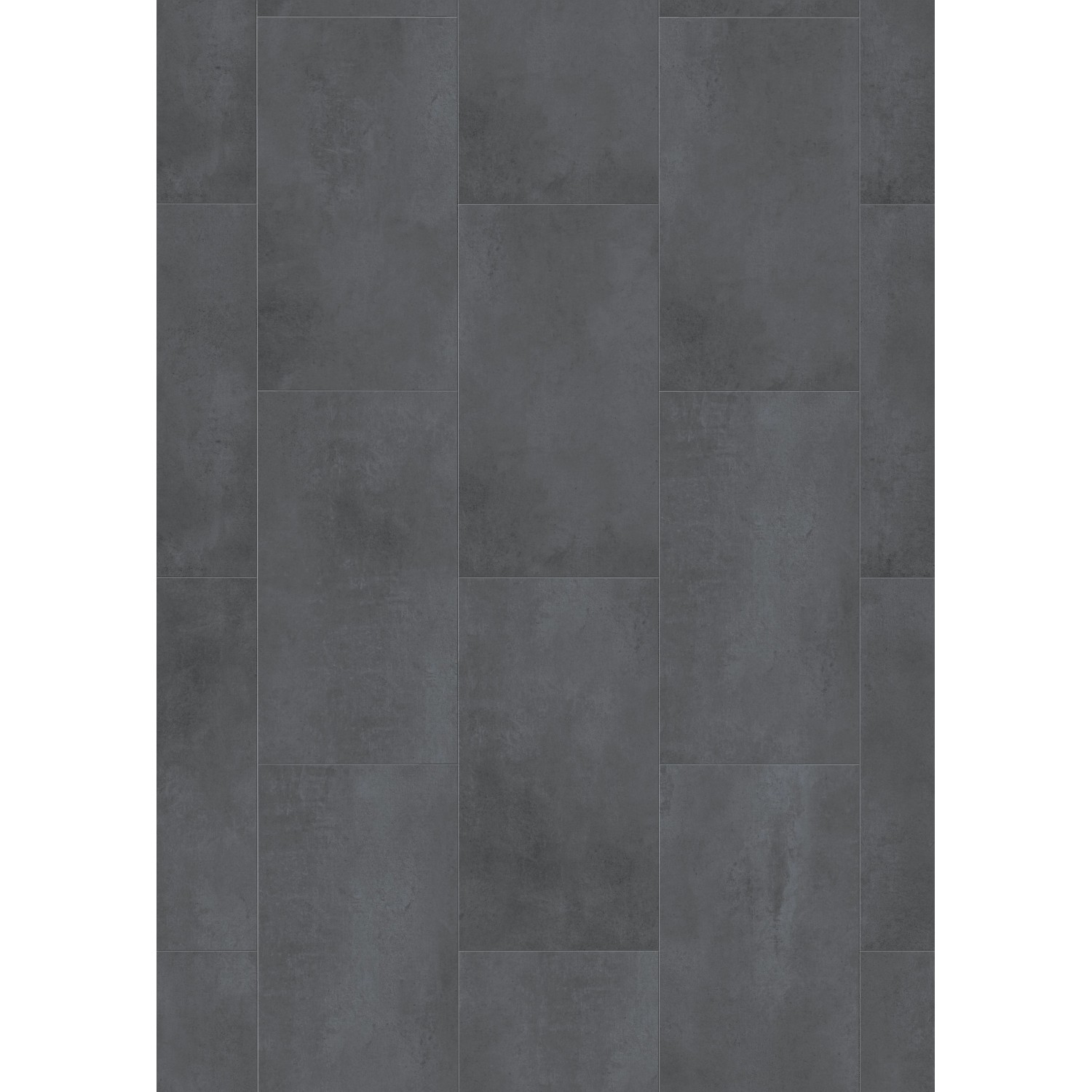 Classen Neo 2.0 Vario Nero Dekor-Paneele in dunklem Grau, verlegt als Bodenbelag.