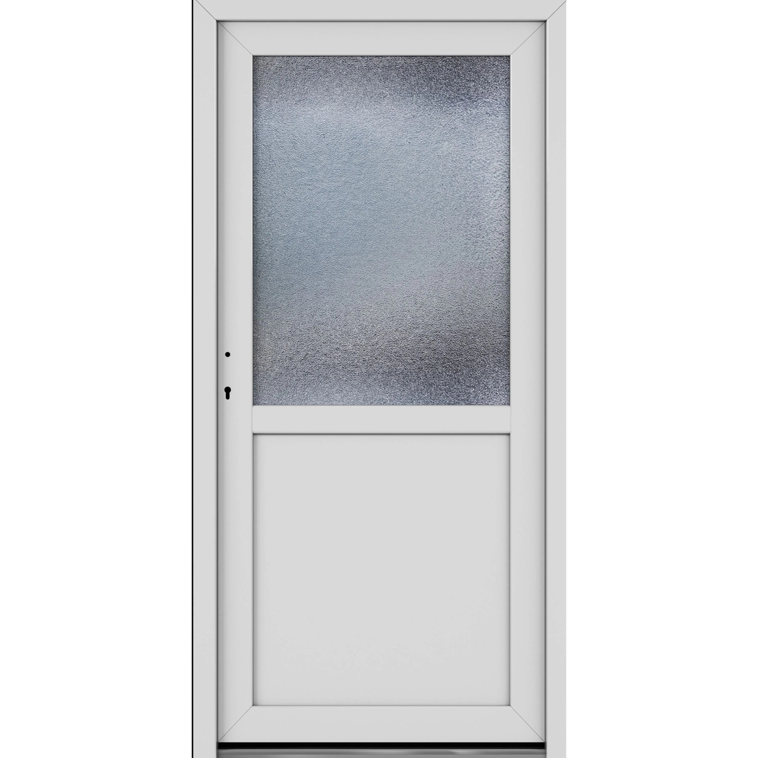 Roro Nebeneingangstür OKE 1155 Kunststoff 5FA Weiß 98 cm x 198 cm DIN L günstig online kaufen