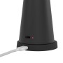 EGLO PICCOLA LED Akku-Tischleuchte, schwarz, mit USB-Ladekabel.