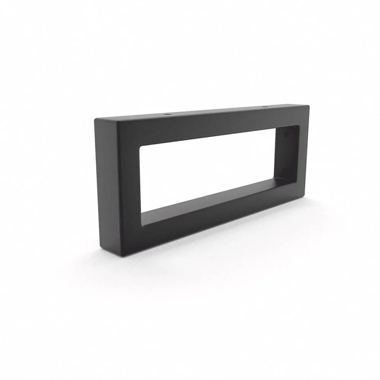 HEVVA Waschtischhalterung RHEIN 10 cm Hoch 25 cm Tief 1 Halter Schwarz
