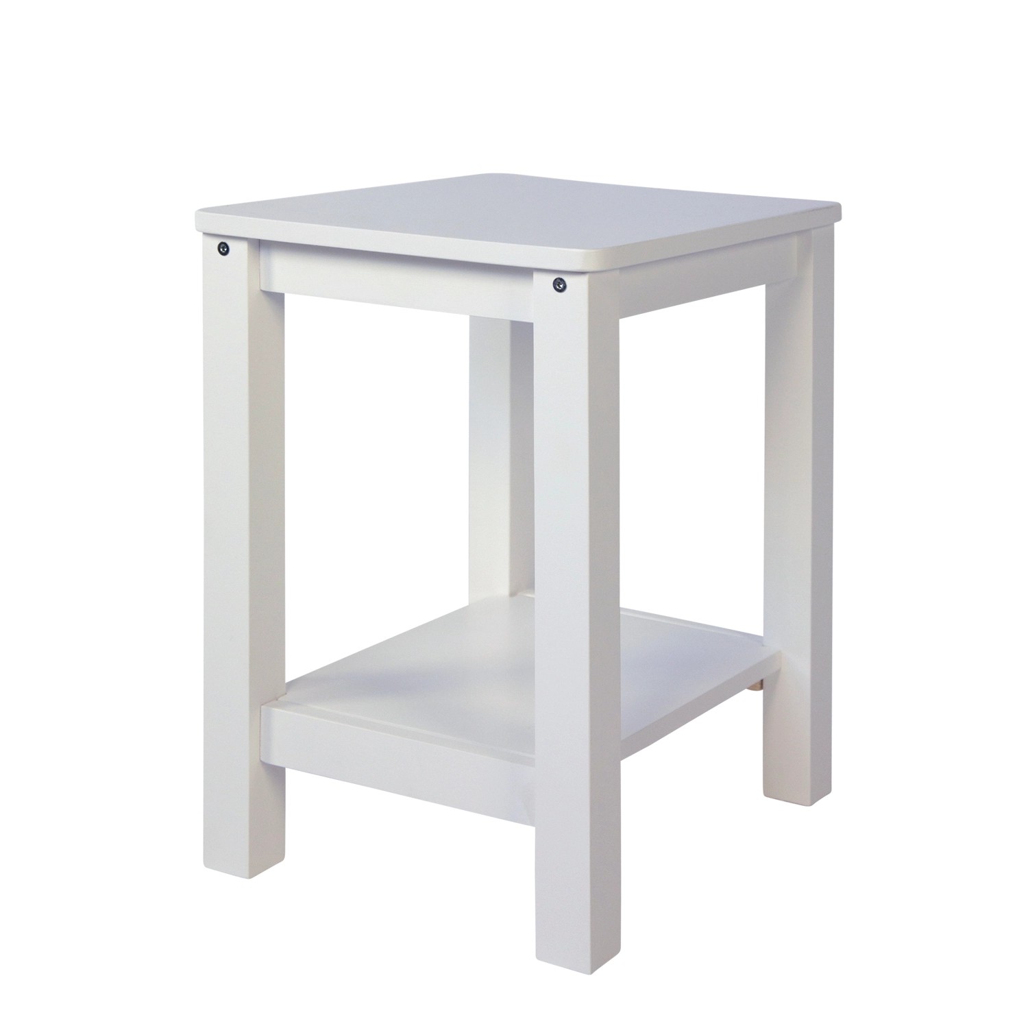 Homestyle4u Nachttisch 38x47x32 in Weiß 1827 günstig online kaufen