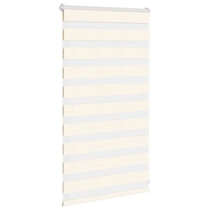 vidaXL Doppelrollo Marmorbeige, 70x100 cm. Zebra Rollo für Fenster, Sicht- und Sonnenschutz.