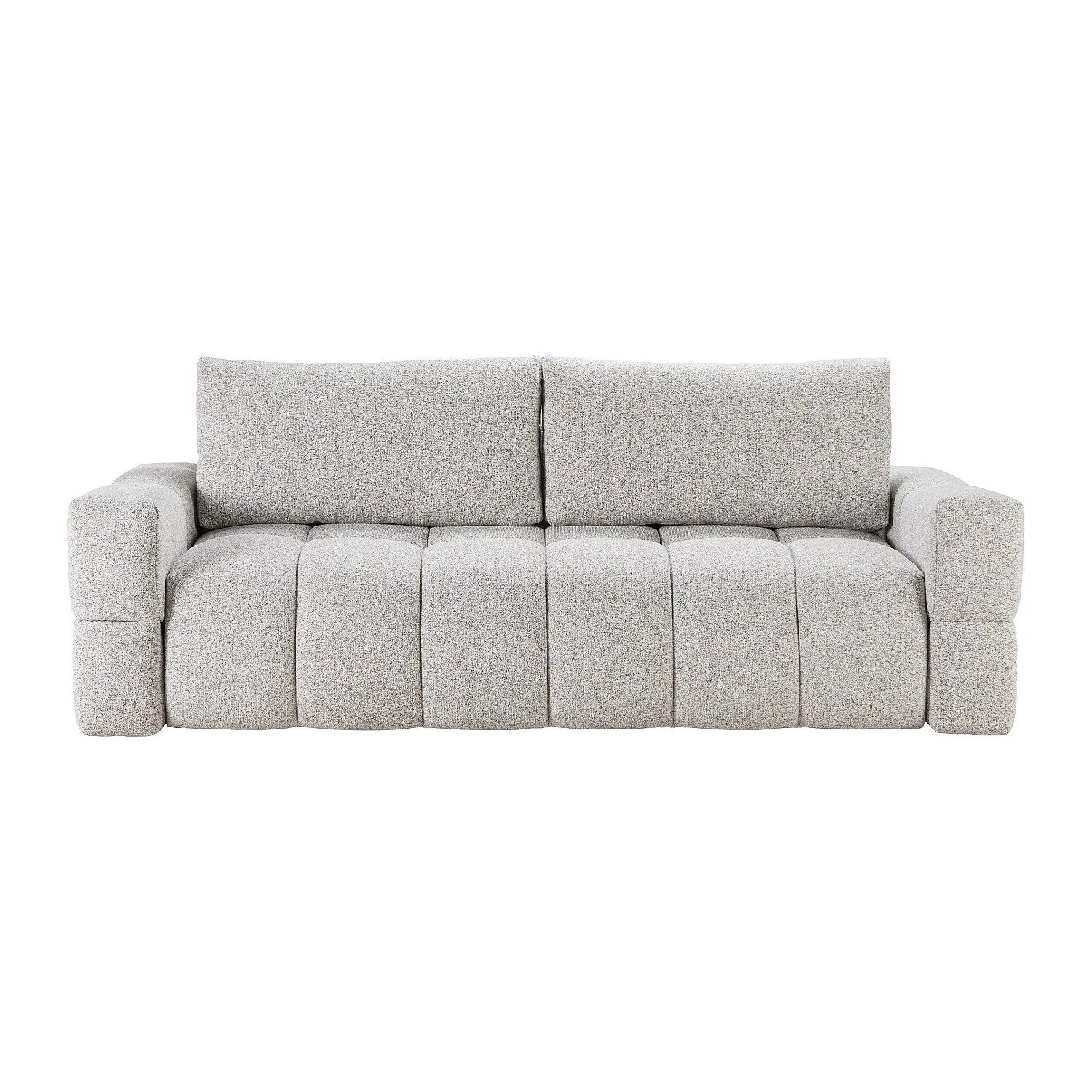 Vente-unique Schlafsofa Issoro Hellgrau 252 cm