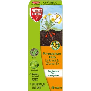 Protect Garden Permaclean Duo Unkraut & Wurzel-Ex 1 l: Unkrautvernichter für den Garten.