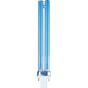 Heissner UVC Ersatzlampe 9W mit PL Sockel (2 Pin) für Teichklärer.