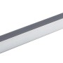 Arcansas Vierkantrohr, 1,5 cm x 100 cm, Edelstahl, silberfarben.