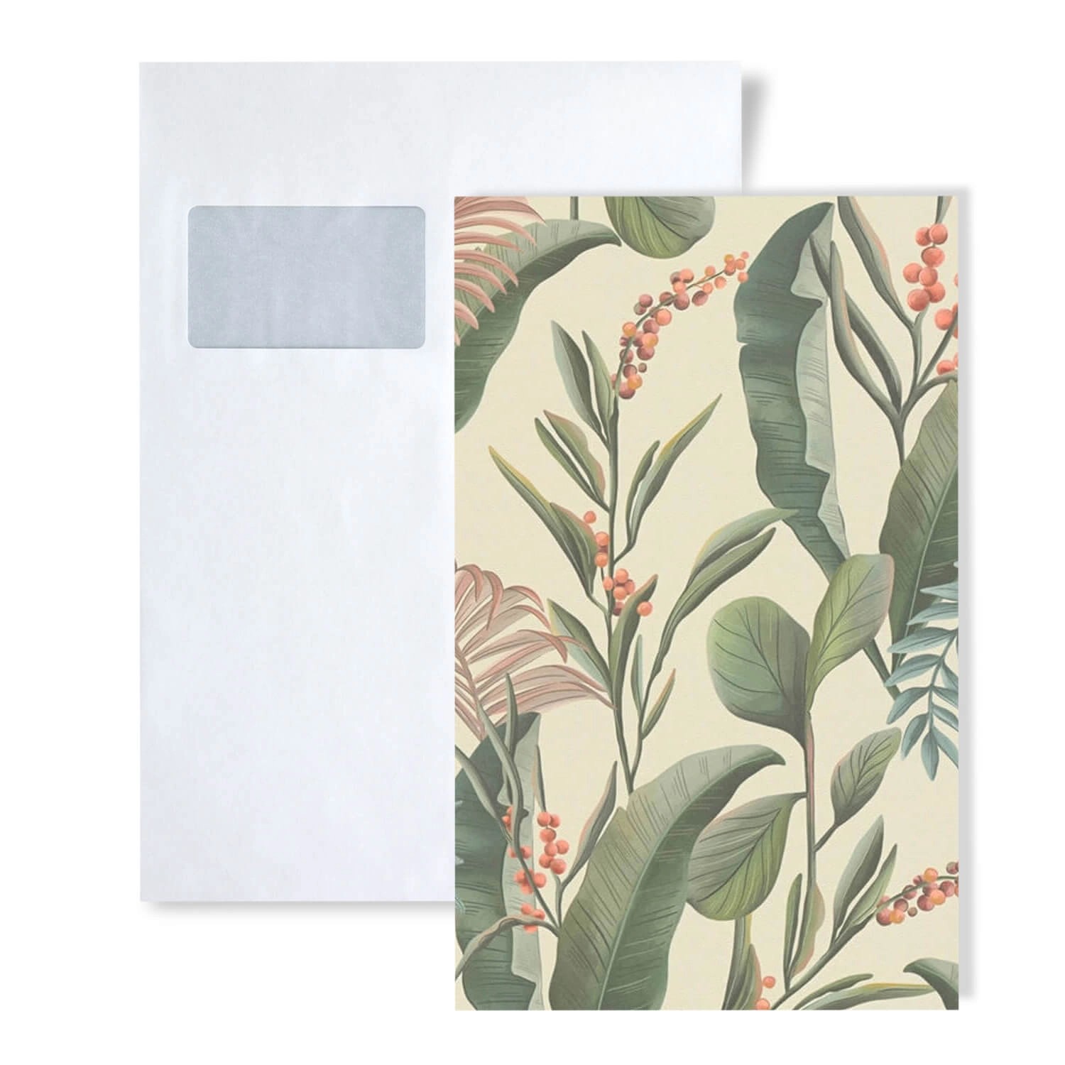 PROFHOME 1 MUSTERSTÜCK S-394361-GU DIN A4 MUSTER der Floralen Tapete günstig online kaufen
