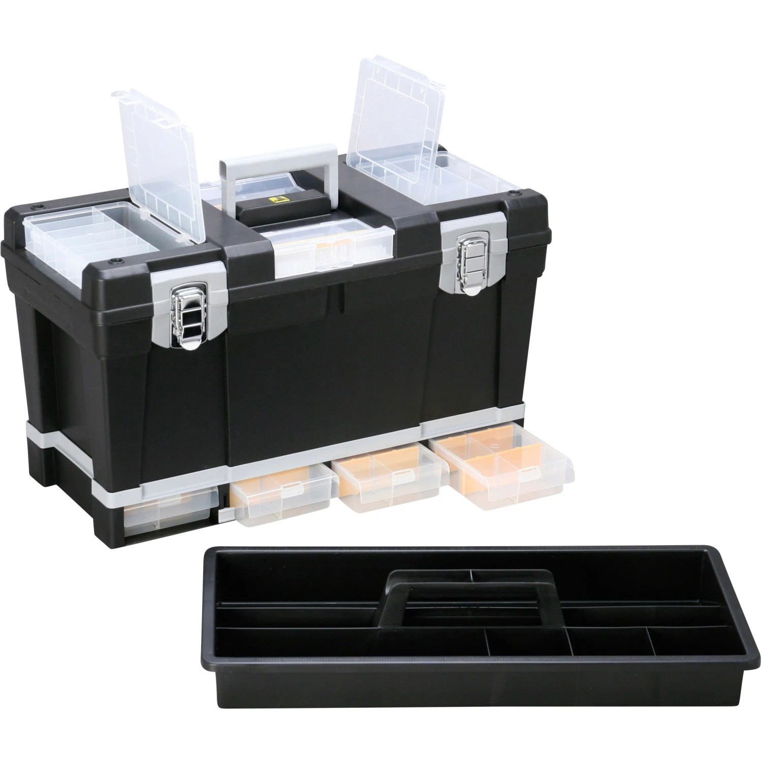 allit Werkzeugkoffer McPlus Depot >S< 23, PP, schwarz