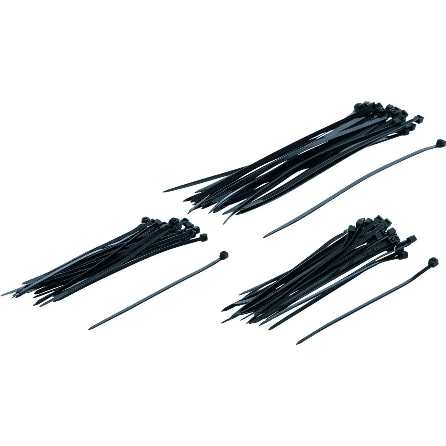 Westfalia Kabelbinder Sortiment aus Kunststoff Schwarz 100-200 mm 75 StÜCk