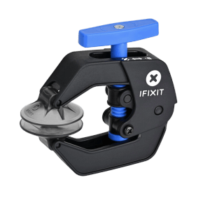 iFixit Anti-Clamp Öffnungswerkzeug in Schwarz/Blau zum Öffnen von verklebten Gehäusen.