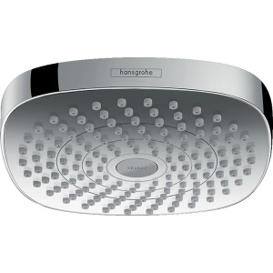 Hansgrohe Croma Select E Kopfbrause, 180mm, 2 Strahlarten, weiß/chrom