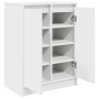 vidaXL Schuhschrank Weiß 57x34x76 cm Holzwerkstoff 861868_5