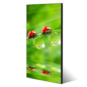 Banjado Magnettafel mit Marienkäfer-Motiv, 37x78cm. Dekorative Magnetwand für Notizen und Fotos.