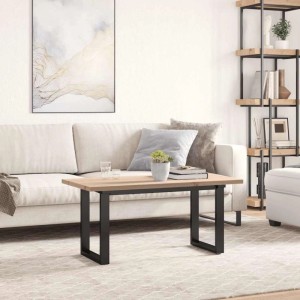 Rechteckige vidaXL Tischplatte aus Kiefernholz, 100x50 cm, für Couchtisch