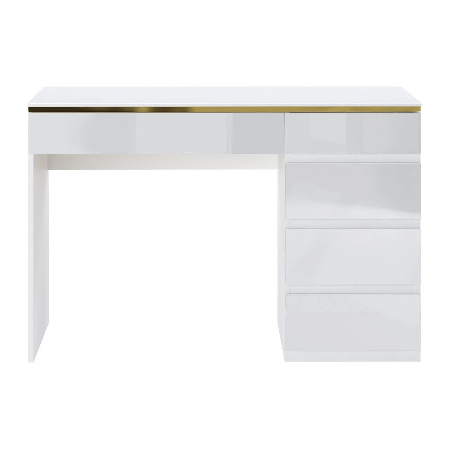 Vente-unique Schreibtisch Vukia Weiß 119 cm