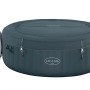 Bestway Lay-Z-Spa Miami AirJet, aufblasbarer Whirlpool in Dunkelgrau mit Pumpe.