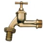 Arves Wasserhahn (3/4) aus Messing für Regentonnen und Wasserzapfstellen.
