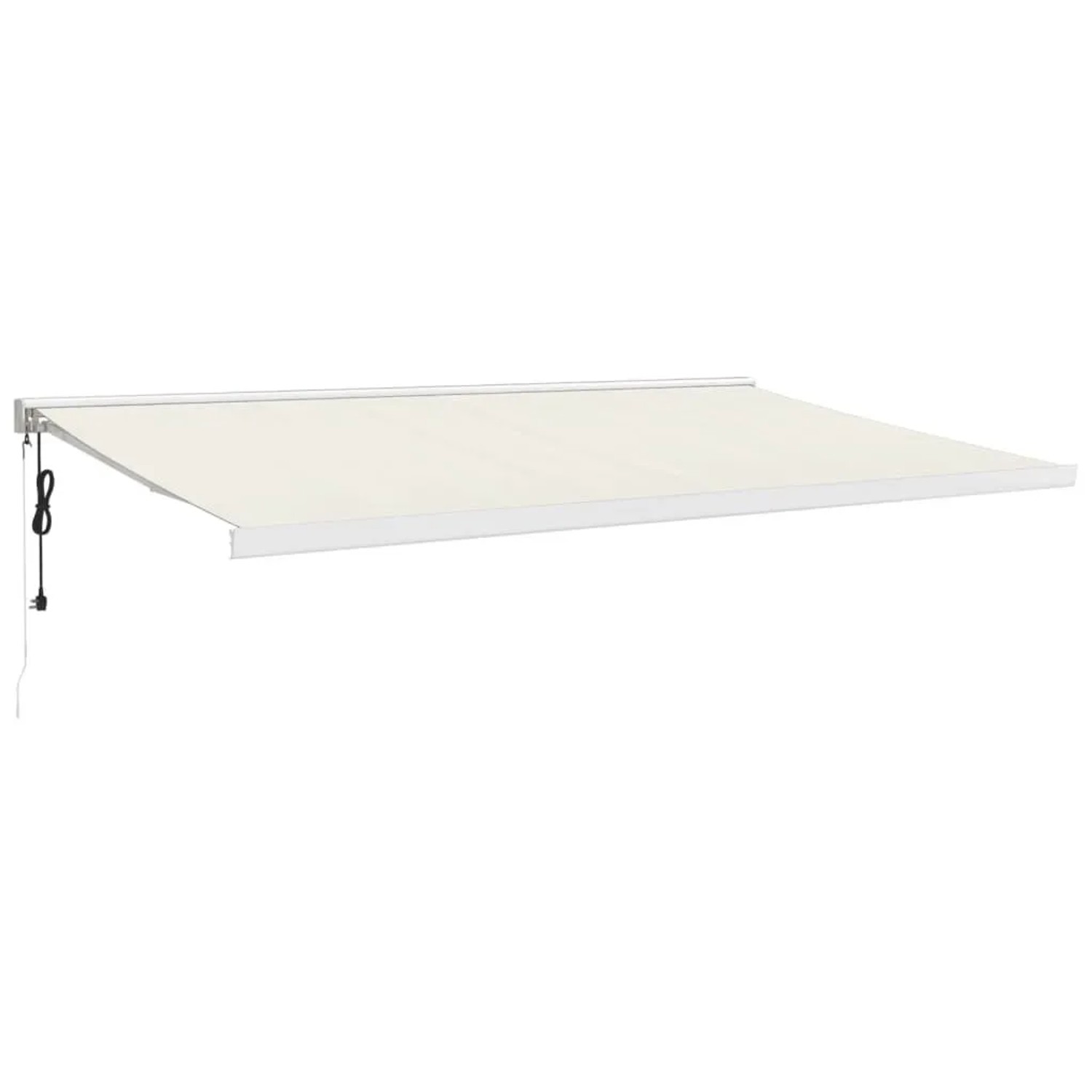 Furnicato Markise Einziehbar Creme 5x3 M Stoff Und Aluminium