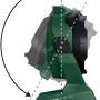 Bosch UniversalFan 18V-1000 Akku-Ventilator mit 180° Neigung, ideal für flexible Luftstromrichtung.