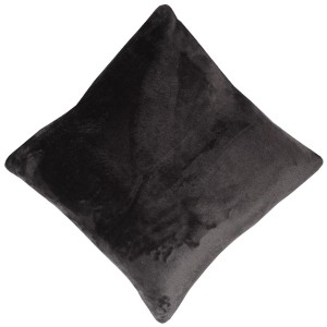 Bestlivings Dekokissen 2er Pack, 45x45 cm, Schwarz, Kuschelkissen mit Reißverschluss.