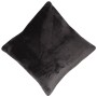 Bestlivings Dekokissen 2er Pack, 45x45 cm, Schwarz, Kuschelkissen mit Reißverschluss.