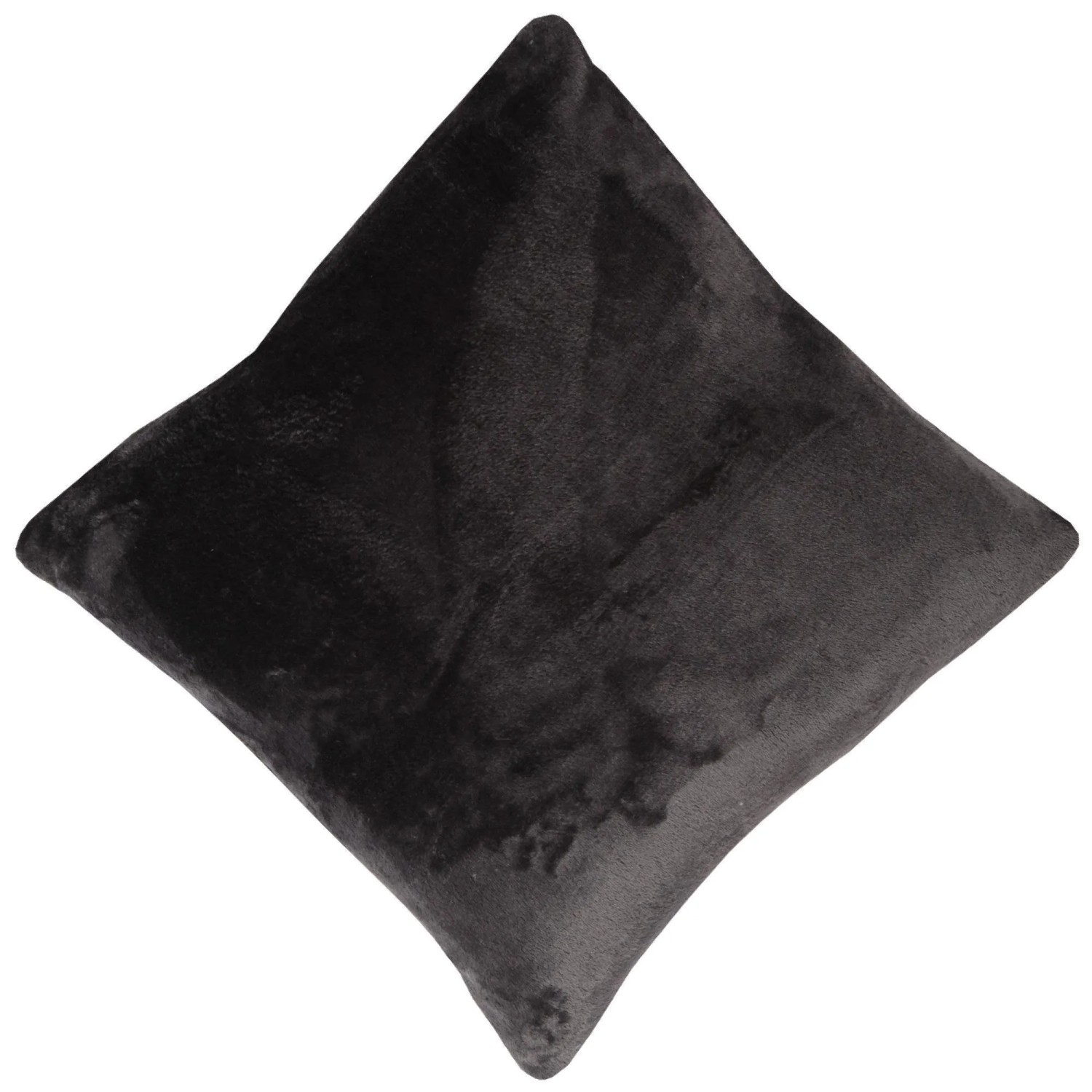 Bestlivings Dekokissen 2er Pack, 45x45 cm, Schwarz, Kuschelkissen mit Reißverschluss.