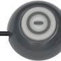 Detailaufnahme des Fußschalters der anthrazitfarbenen Brennenstuhl Eco-Line Steckdosenleiste.