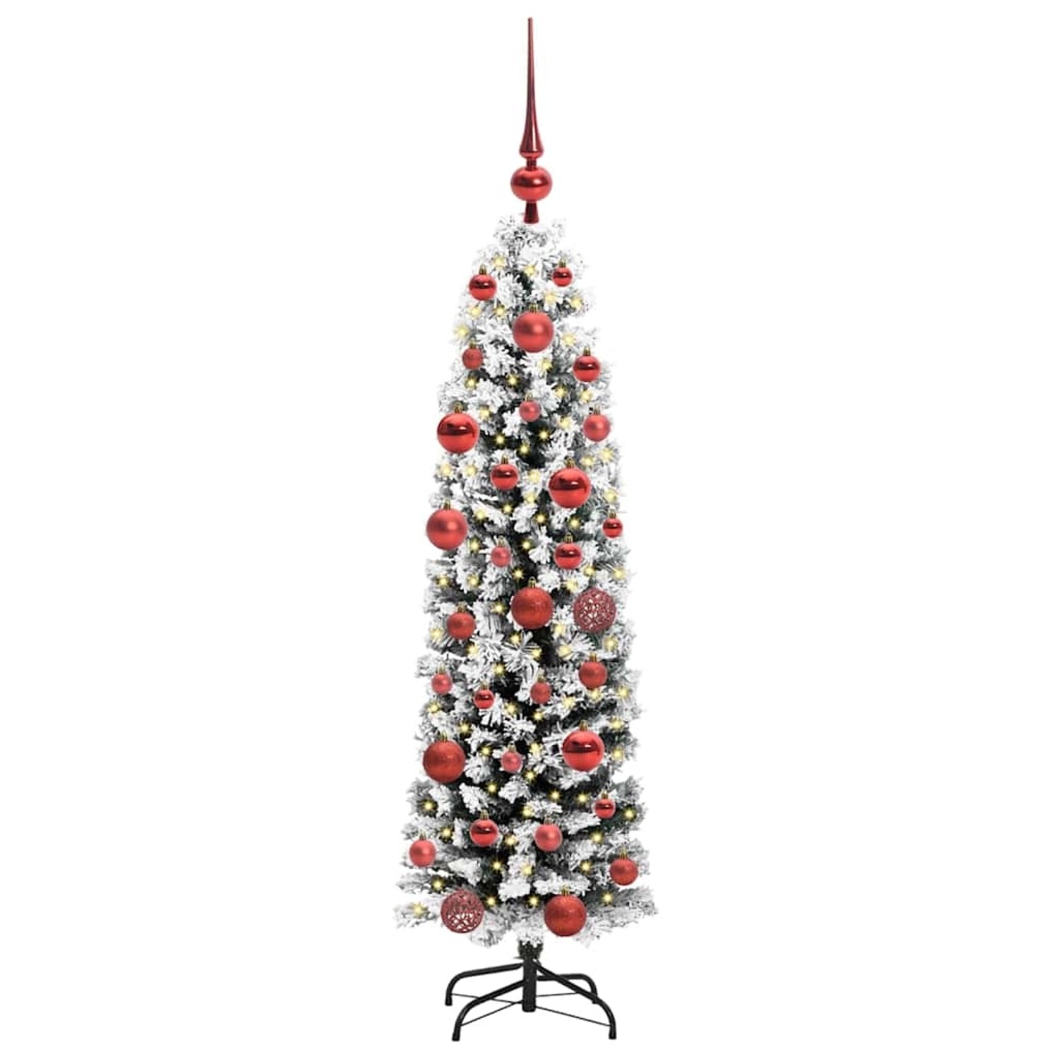 vidaXL Künstlicher Weihnachtsbaum mit 150 LEDs mit Ständer Grün 150 cm 3395005