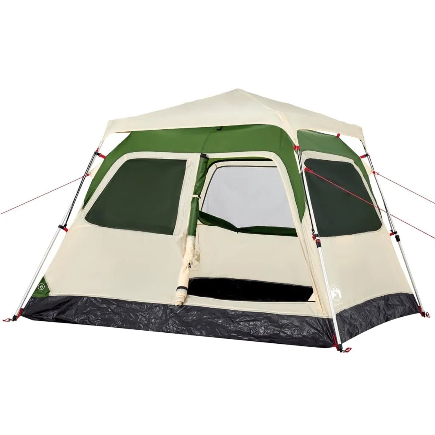 vidaXL Kuppel-Campingzelt 4 Personen Grün Quick Release 4004230 günstig online kaufen