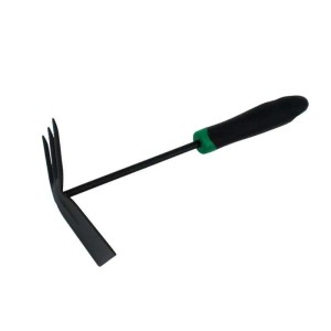 Galaflor Doppelhacke aus Stahl mit Kunststoffgriff 3 Zinken