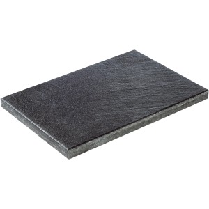 Diephaus Terrassenplatte Siva Schwarz-Basalt, 60x40x4 cm, in Schieferoptik.