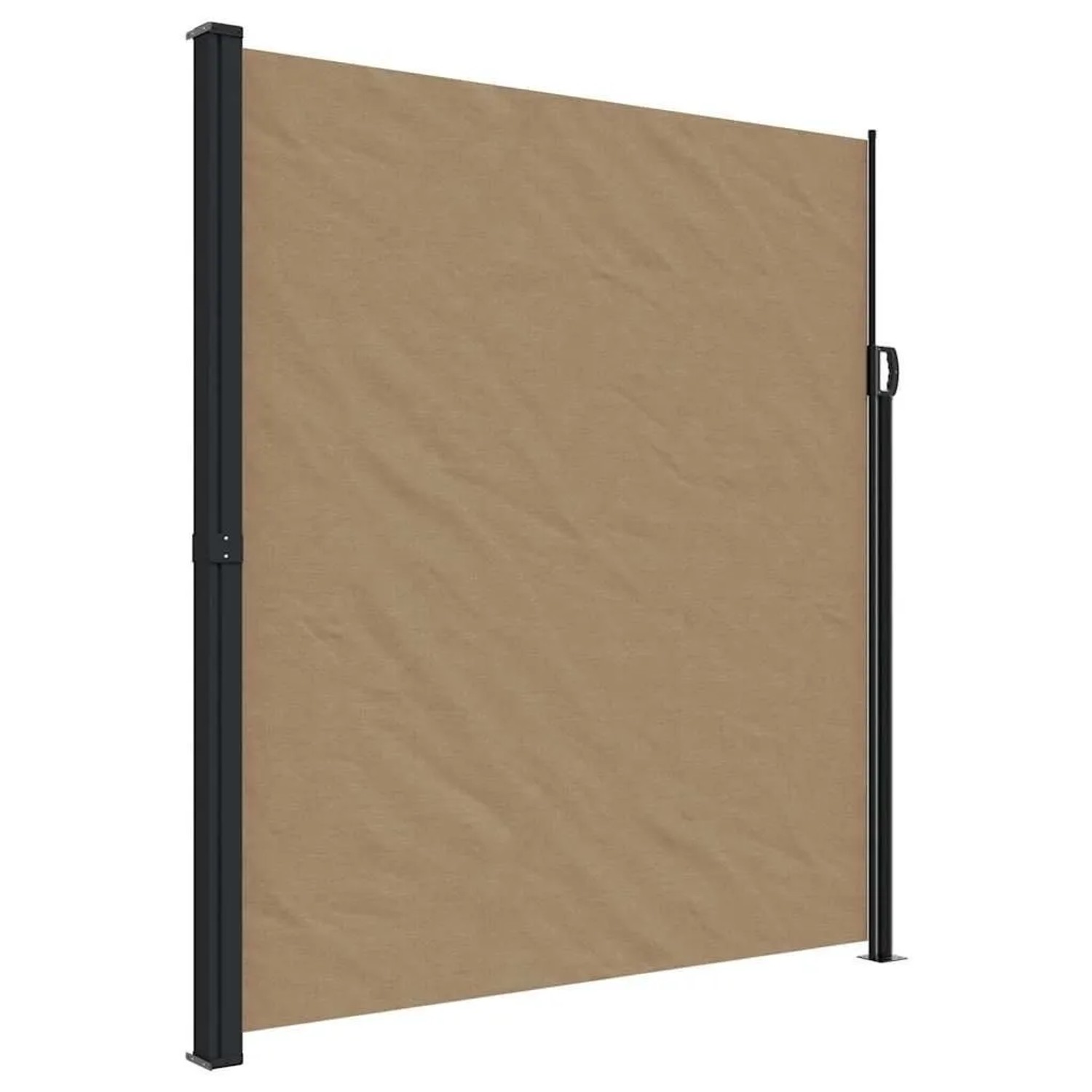 vidaXL Seitenmarkise Ausziehbar Taupe 220x600 cm 4004574