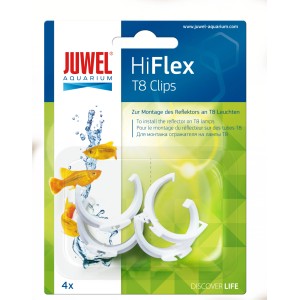 Juwel HiFlex T8 Clips: Ersatzclips zur Befestigung von Reflektoren in Aquarienbeleuchtung.
