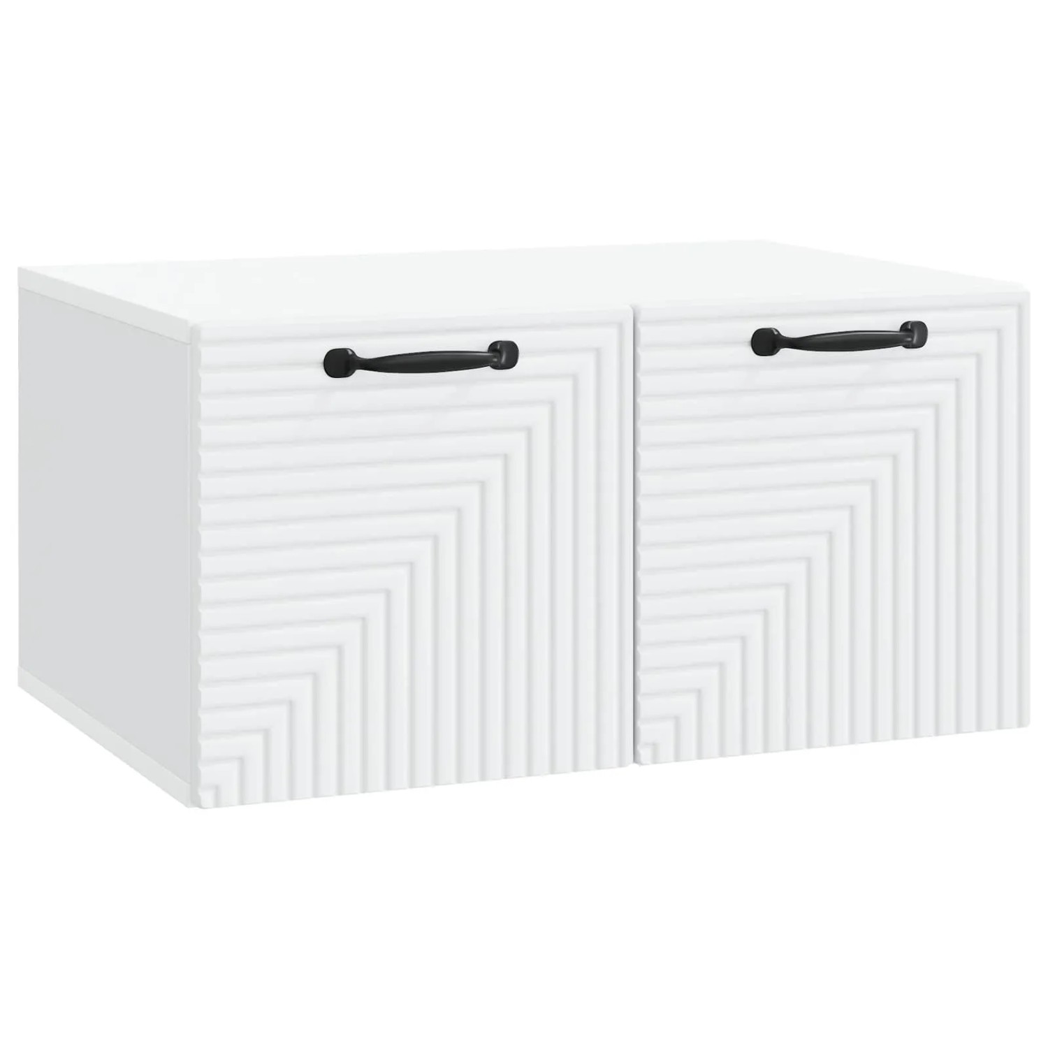 vidaXL Wandmontierter TV-Schrank Weiß 59,5 x 41 x 30 cm Holzwerkstoff 898675